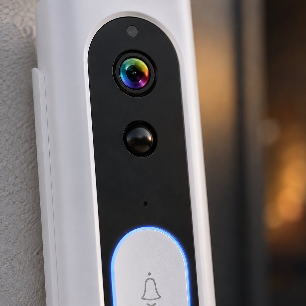 Sonnette Vidéo WiFi 1080P avec Interphone Vocal