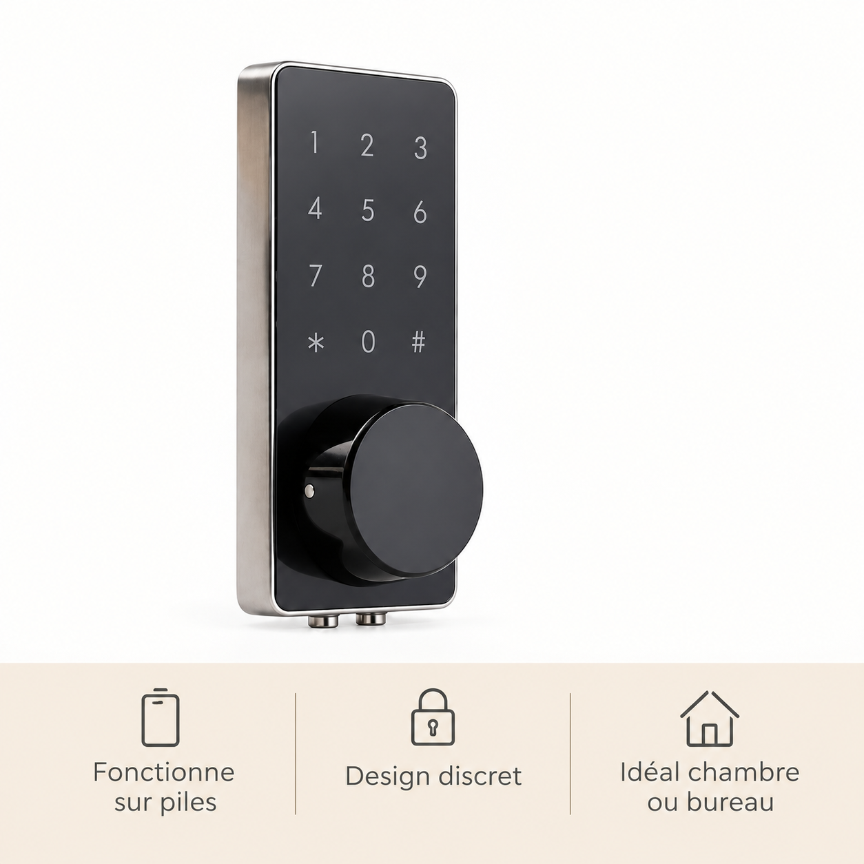Serrure d'Intérieur à Carte RFID et Code