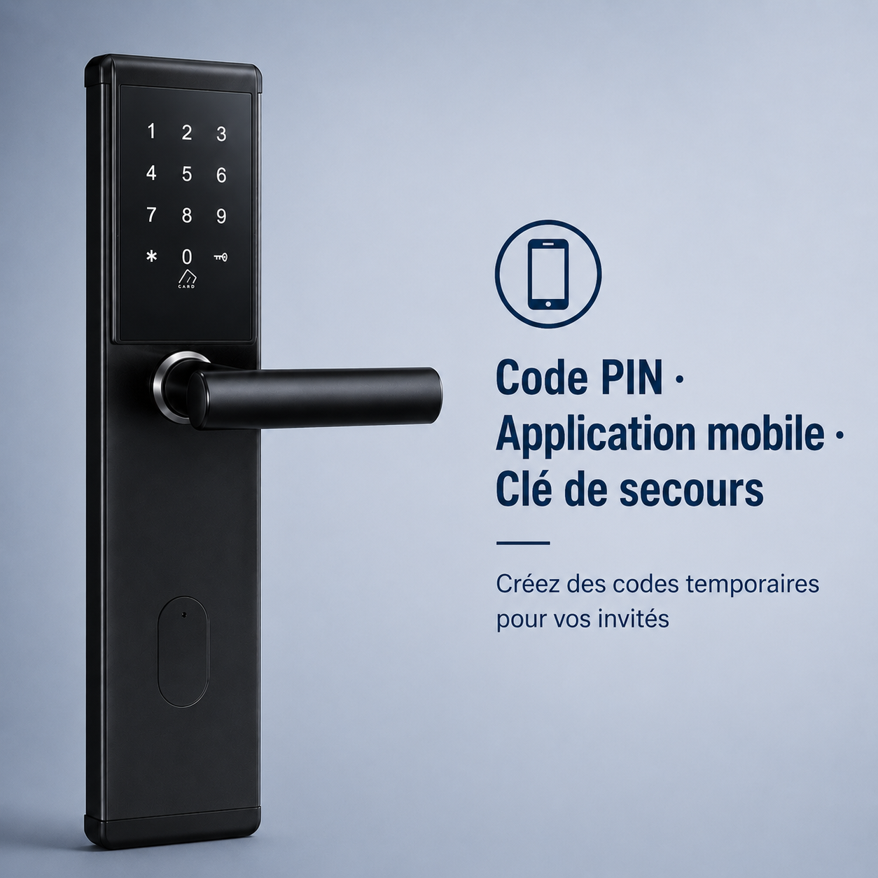 Serrure Connectée Sans Clé - App et Code PIN