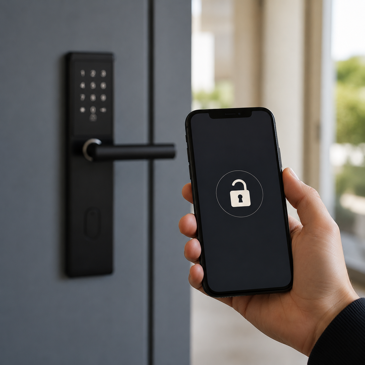 Serrure Connectée Sans Clé - App et Code PIN
