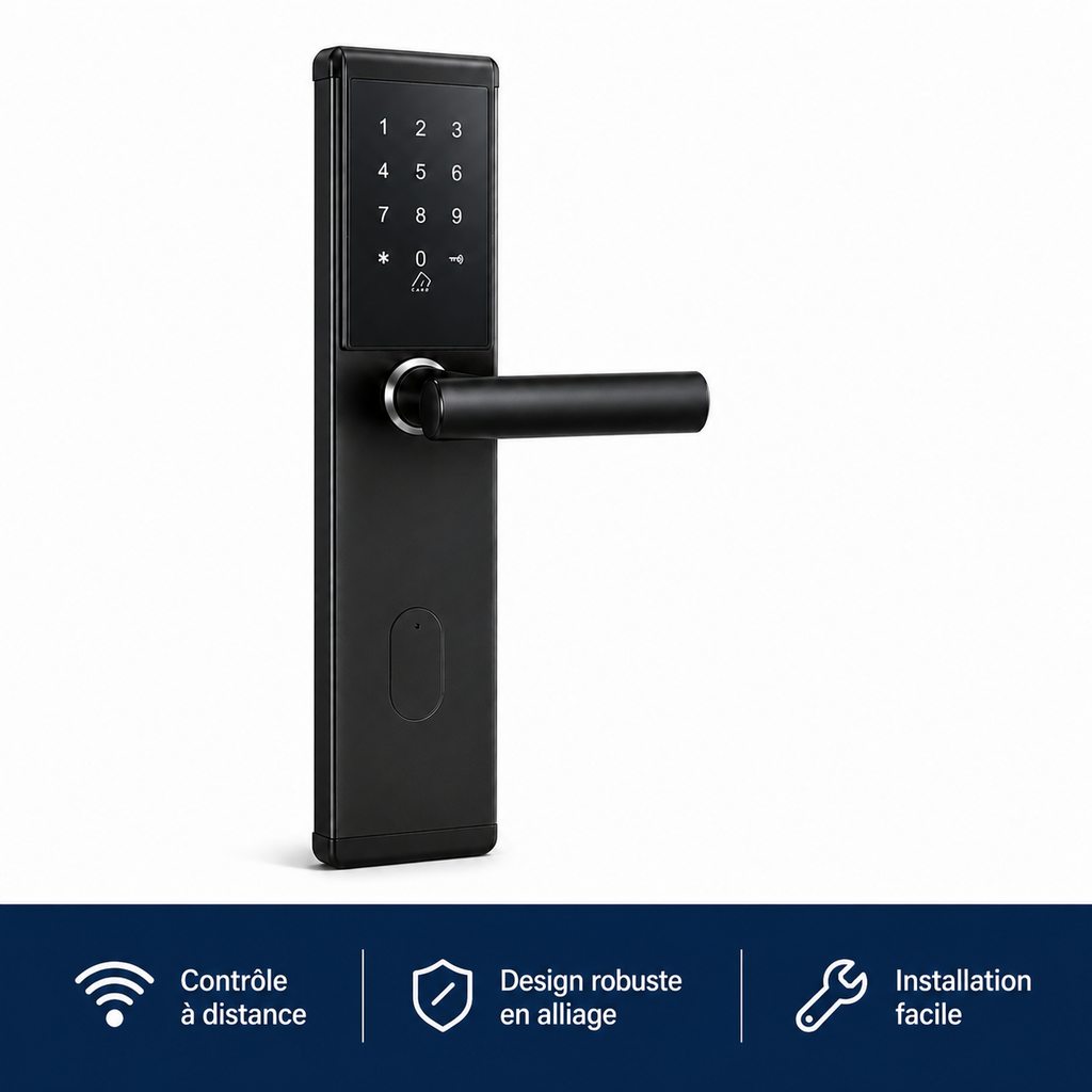 Serrure Connectée Sans Clé - App et Code PIN
