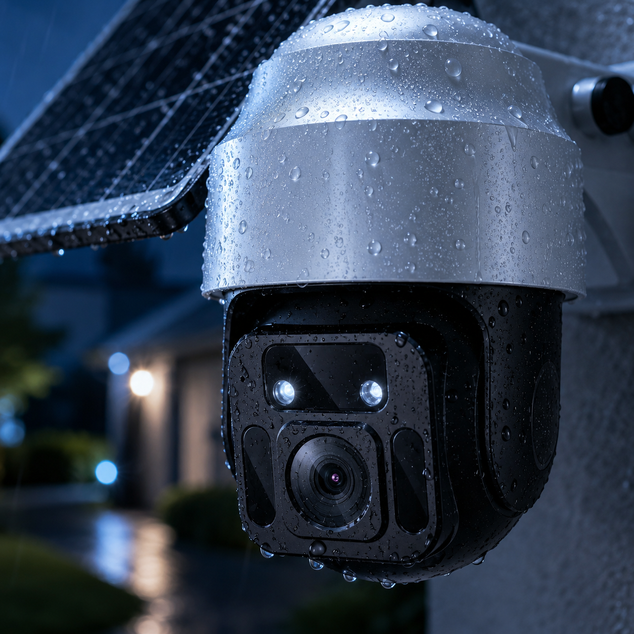 Caméra de Surveillance WiFi Solaire Sans Fil