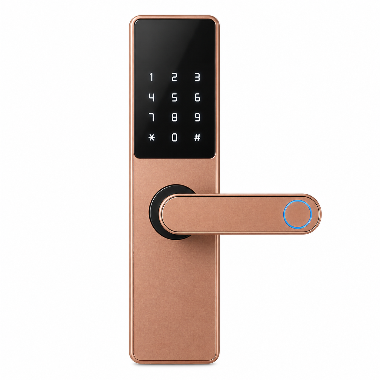 Serrure Intelligente Multi-Finitions - Empreinte, Code et Carte