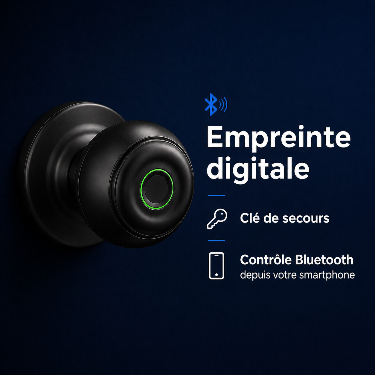 Serrure de Sécurité Connectée - Empreinte et Bluetooth