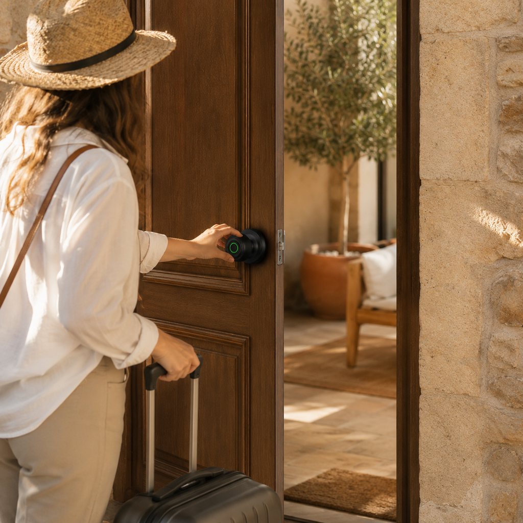Serrure de Sécurité Connectée - Empreinte et Bluetooth
