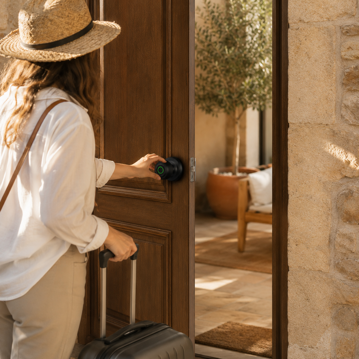 Serrure de Sécurité Connectée - Empreinte et Bluetooth