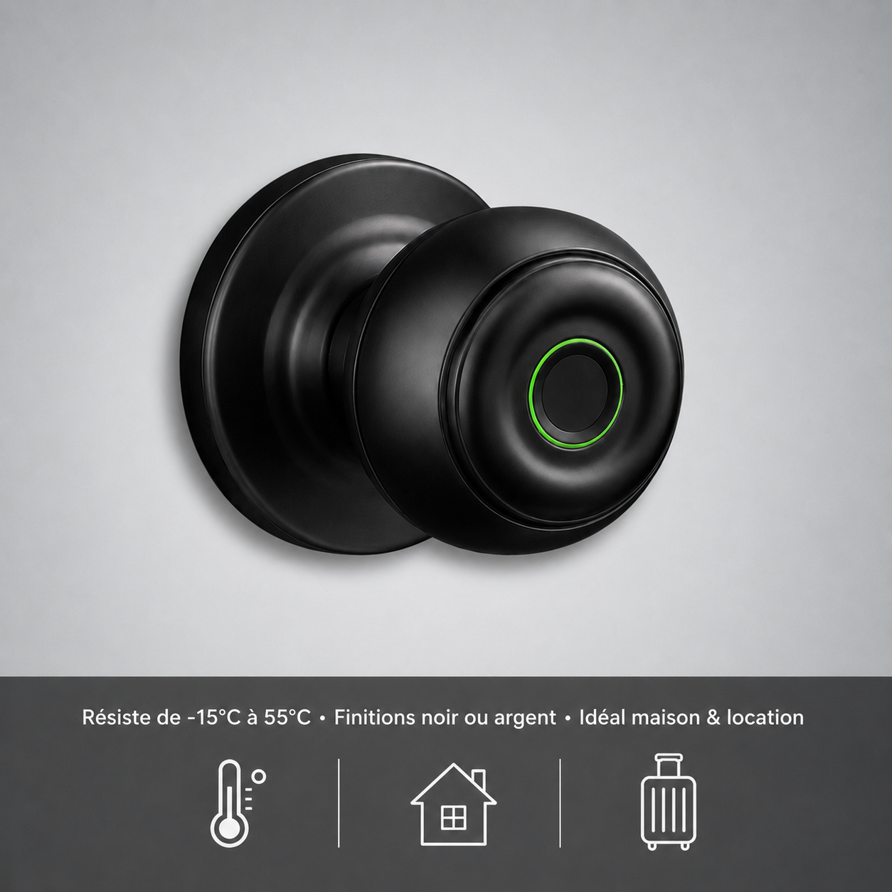 Serrure de Sécurité Connectée - Empreinte et Bluetooth